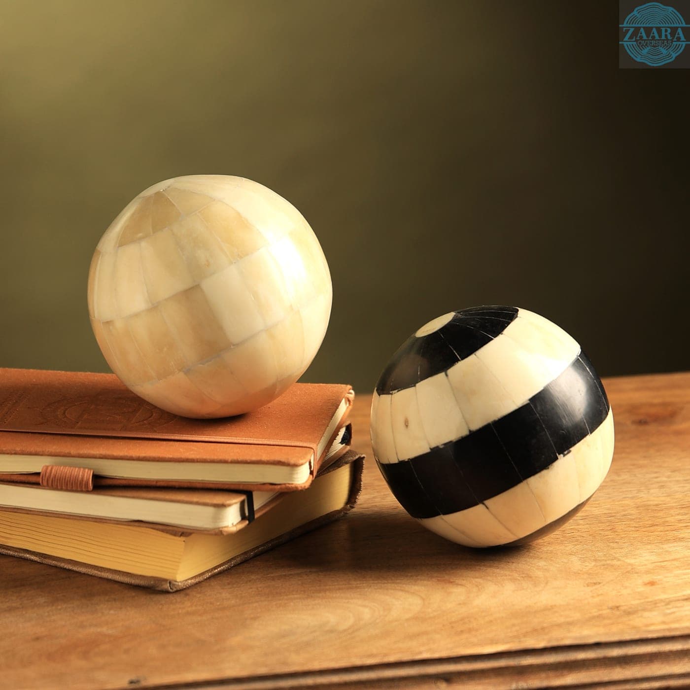 Indigo Stripe Orbs — Designer Library