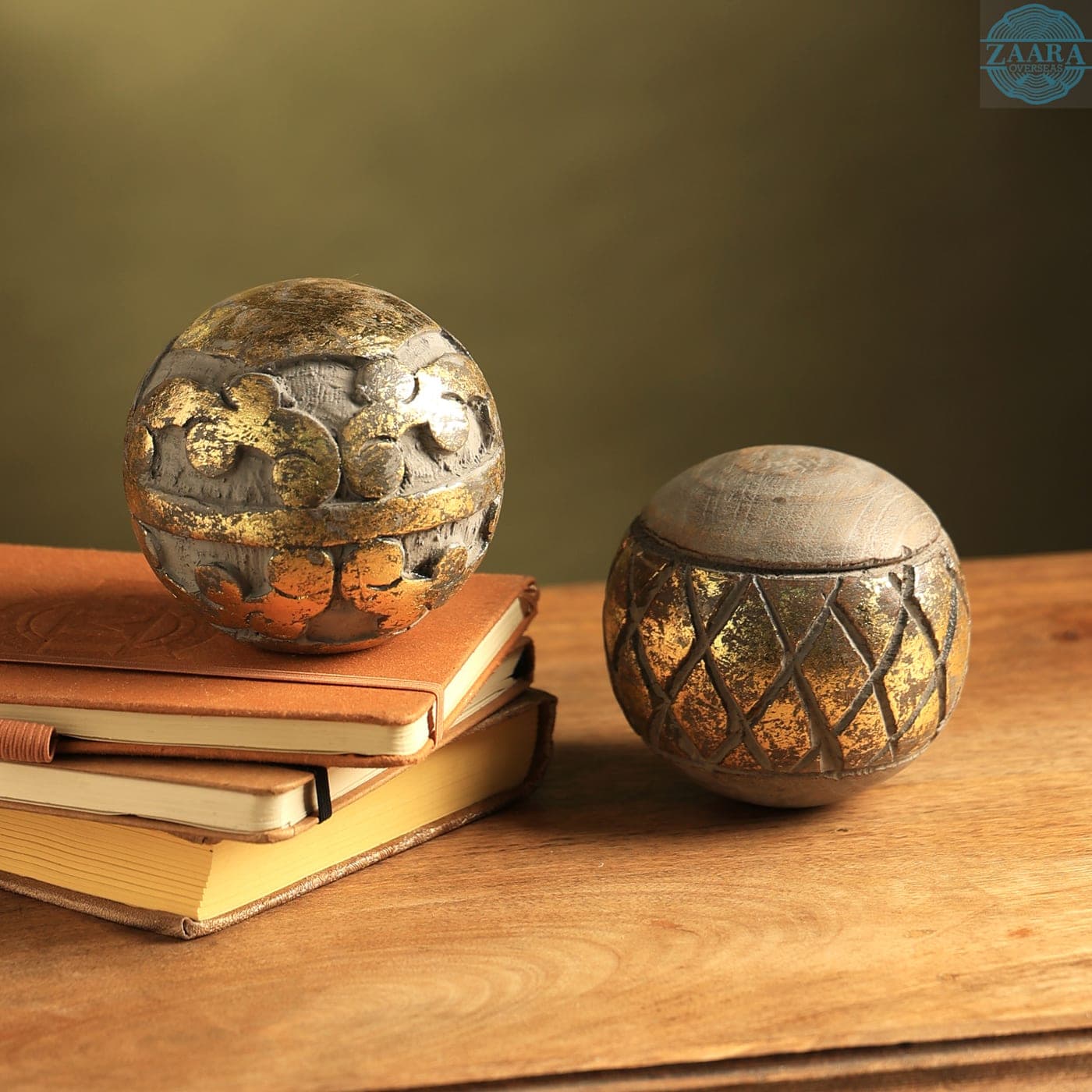Painted Floral Orbs — Designer Library