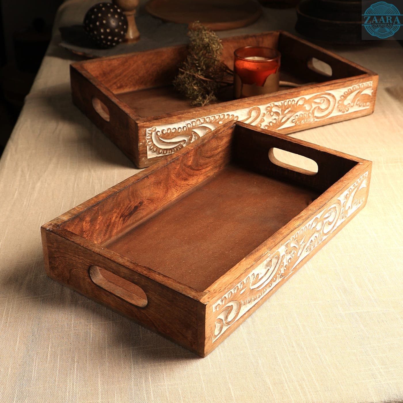 Rectangular Handled Tray — Designer Library