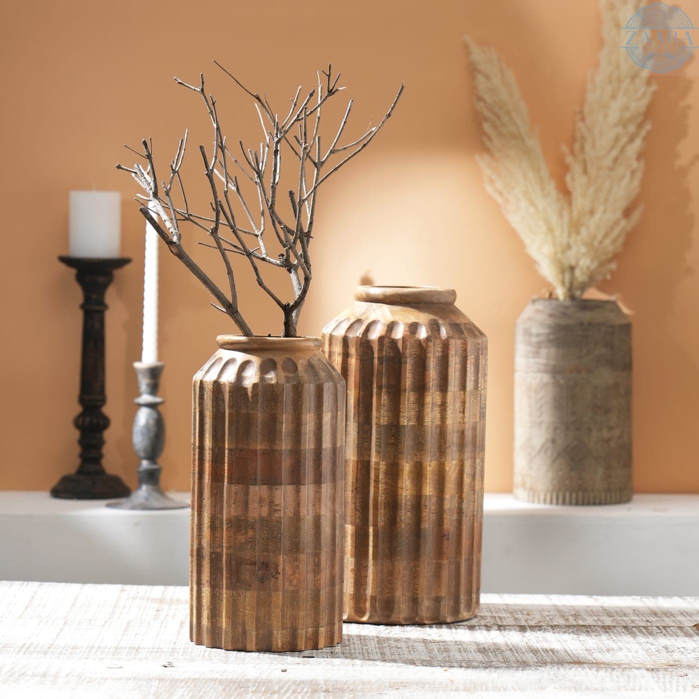 Fluted Column Vase
