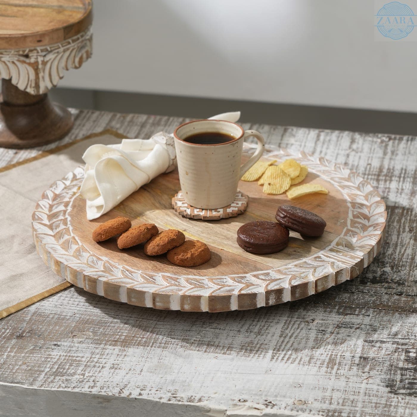 Rope-Edge Lazy Susan — Designer Library
